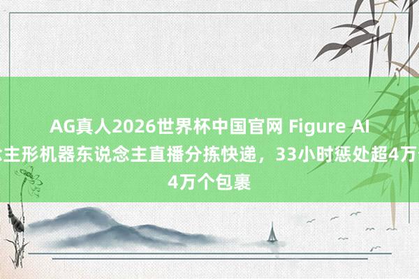 AG真人2026世界杯中国官网 Figure AI东说念主形机器东说念主直播分拣快递,33小时惩处超4万个包裹