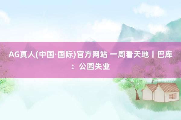 AG真人(中国·国际)官方网站 一周看天地丨巴库:公园失业