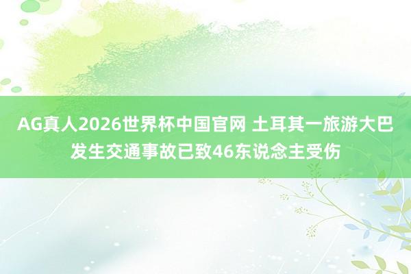 AG真人2026世界杯中国官网 土耳其一旅游大巴发生交通事故已致46东说念主受伤